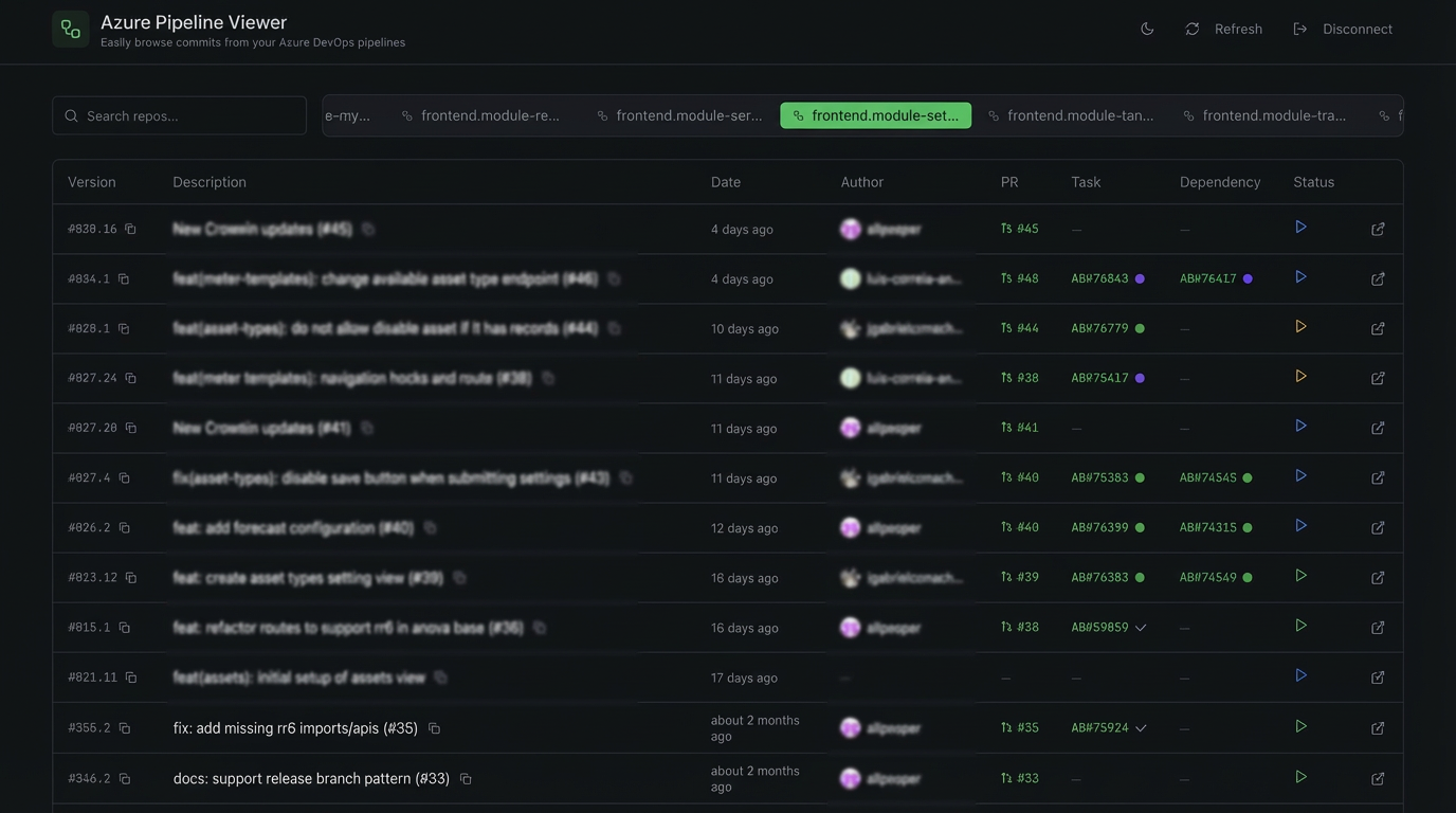 Azure Pipelines Explorer